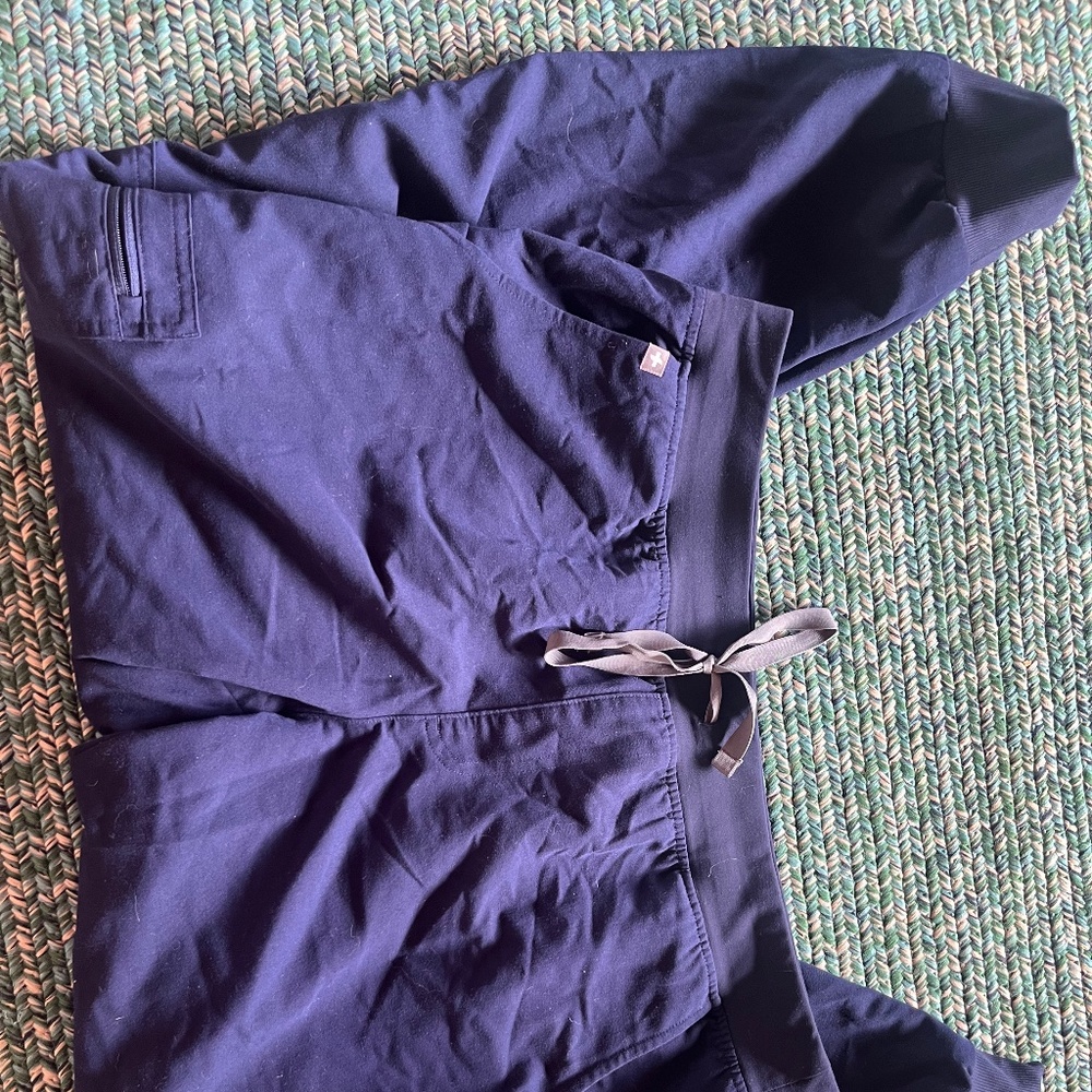 Navy figs extra large Zamora jogger scrub pants